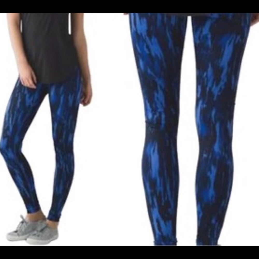 Lululemon wonder under leggings, size 4